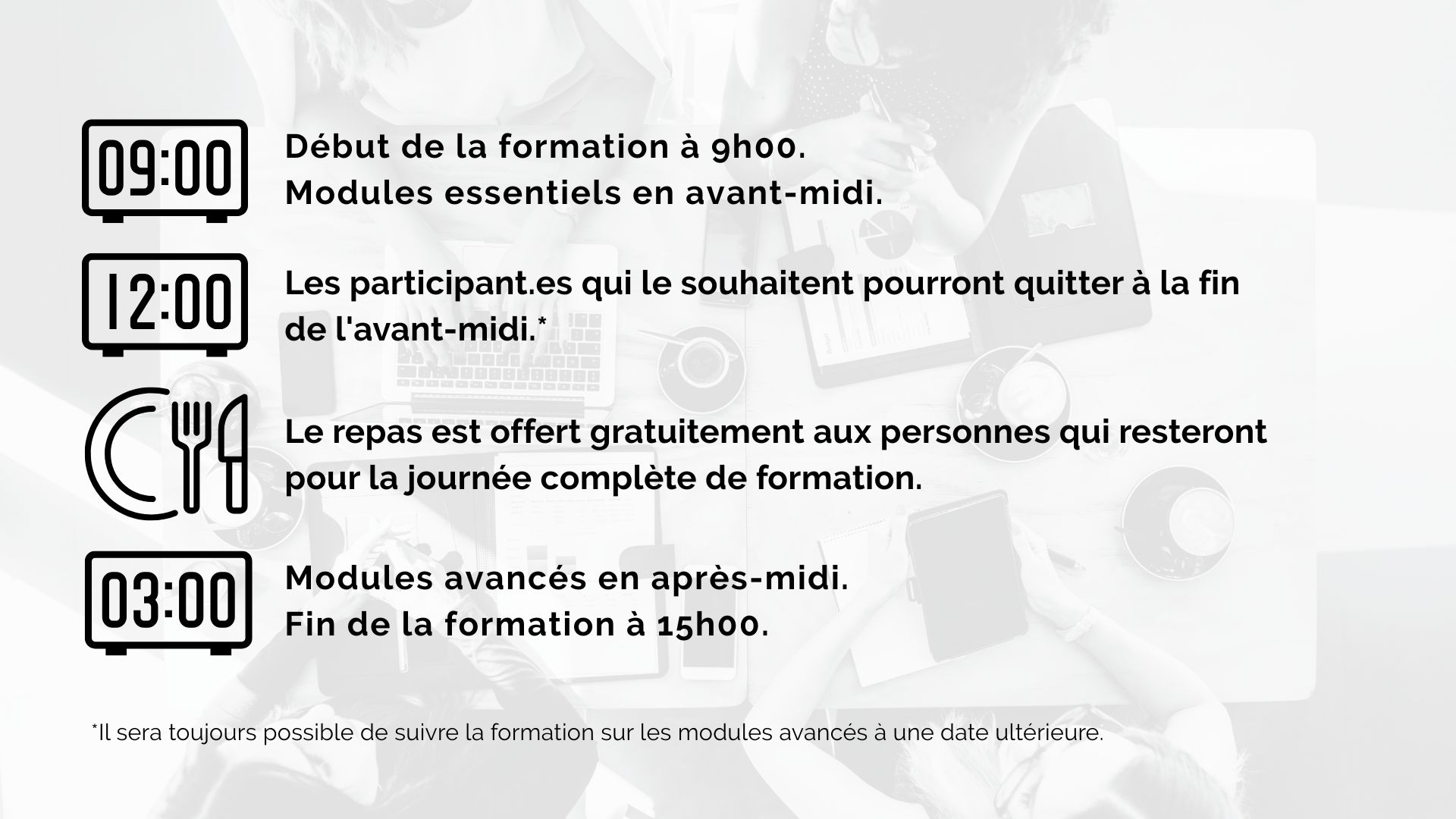 Deroulement formation 2